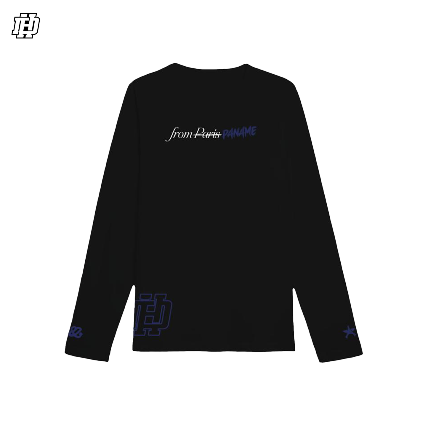 BLACK "FROM PANAME" LONGSLEEVES