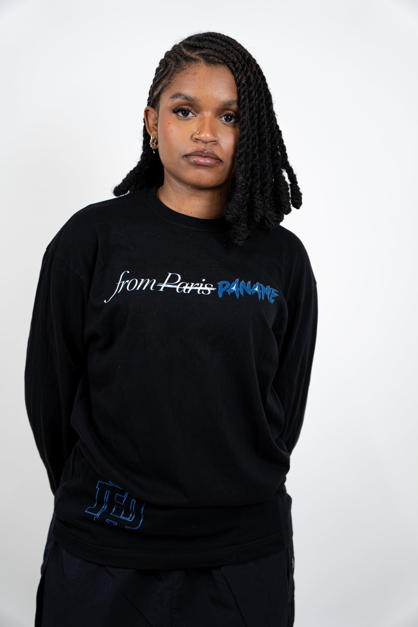 BLACK "FROM PANAME" LONGSLEEVES