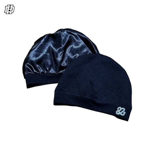SATIN BLACK BEANIE