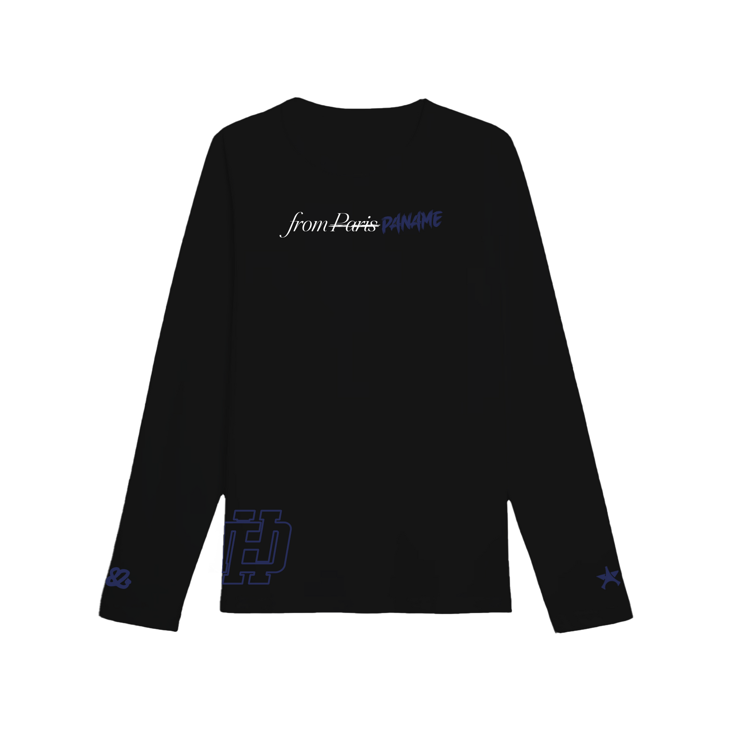 BLACK "FROM PANAME" LONGSLEEVES