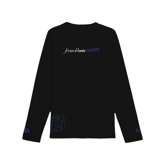 BLACK "FROM PANAME" LONGSLEEVES